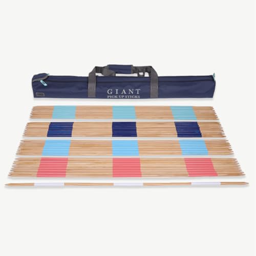 DOCTOR SPORT Qualität Mikado Pick Up Sticks Klassisches Holzspiel, Outdoor- oder Indoor-Spaß-Strategie- und Koordinationsspiel - India Holz - Deluxe-Tragetasche - 33 Sticks - 90 cm Lang DOCTOR SPORT Qualität Mikado Pick Up Sticks Klassisches Holzspiel, Outdoor- oder Indoor-Spaß-Strategie- und Koordinationsspiel - India Holz - Deluxe-Tragetasche - 33 Sticks - 90 cm Lang von DOCTOR SPORT