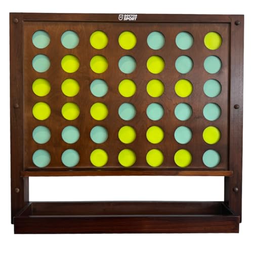 DOCTOR SPORT Riesen 4 Gewinnt Wandspiel, 78 x 86 cm, Holz-Gesellschaftsspiel für Spielzimmer, Groß Connect Four für Kinder & Erwachsene, 4 in Einer Reihe, 4 Gewinnt DOCTOR SPORT Riesen 4 Gewinnt Wandspiel, 78 x 86 cm, Holz-Gesellschaftsspiel für Spielzimmer, Groß Connect Four für Kinder & Erwachsene, 4 in Einer Reihe, 4 Gewinnt von DOCTOR SPORT