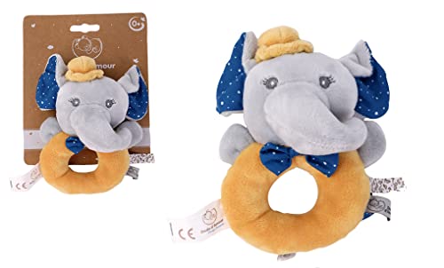 Dodo d'AMOUR - Schüttel-Doudou - Elefant - 022291 - Senf - Fleece - Geburt - Plüschtier - Baby - Beruhigend - Weich - Waschbar - 13 cm x 10 cm - Ab 0 Monaten Dodo d'AMOUR - Schüttel-Doudou - Elefant - 022291 - Senf - Fleece - Geburt - Plüschtier - Baby - Beruhigend - Weich - Waschbar - 13 cm x 10 cm - Ab 0 Monaten von Dodo d'AMOUR