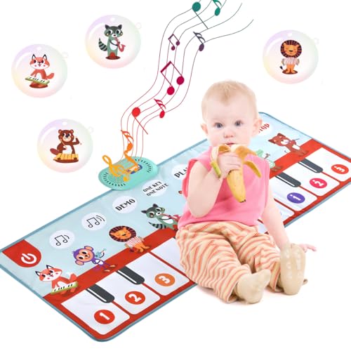 DODUOS 110*38CM Musikmatte Kinderspielzeug ab 1 Jahr, rutschfest Musikmatte Baby Spielzeug 1 Jahr, Klaviere & Keyboards Baby 1 Jahr Geschenk Ostergeschenke DODUOS 110*38CM Musikmatte Kinderspielzeug ab 1 Jahr, rutschfest Musikmatte Baby Spielzeug 1 Jahr, Klaviere & Keyboards Baby 1 Jahr Geschenk Ostergeschenke von DODUOS