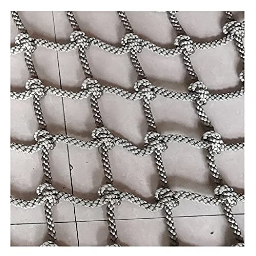DOEMTY Kletterseilnetz für Kinder, Polyamid-Frachtkletternetz, Gartennetz-Baumhaus-Sicherheitsnetz, für Indoor-Spielset(2X3m/6.6X9.8ft) von DOEMTY