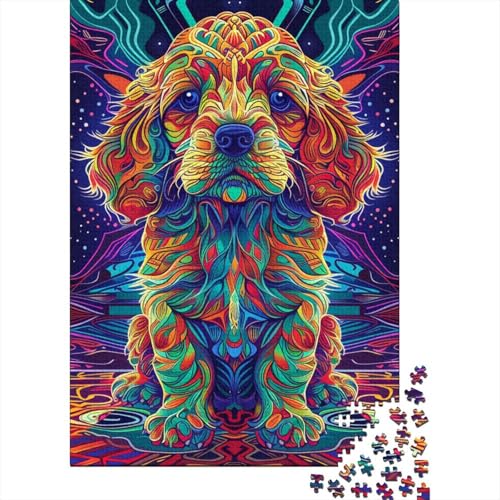 Hund Puzzle 1000-teilige Schwer Puzzle Spielzeug Lernspiel Impossible Herausforderung Spielzeug Für Erwachsene Und Kinder Ab 12 Jahren 1000pcs (75x50cm) von DOEMTY