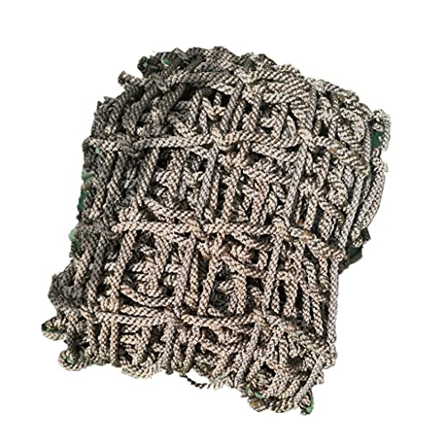 Kinder Outdoor-Kletternetze,handgewebte Seilnetz,Retro dekorative Deckennetze,Balkon Fallen Schutznetze, Seildicke 10 mm(1X1m/3.3X3.3ft) von DOEMTY
