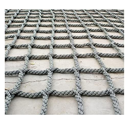 Kletternetz für Kinder und Erwachsene, Krabbelnetz Fallen Schutz Netz für Outdoor Sport Innendekoration, Netzstärke 8mm(2X2m/6.6X6.6ft) von DOEMTY
