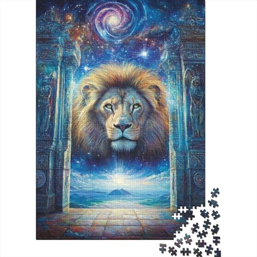 Löwe Puzzle 1000 Teile Schwer Puzzle Spielzeug Lernspiel Impossible Herausforderung Spielzeug Für Erwachsene Und Kinder in Bewährter 1000pcs (75x50cm) von DOEMTY