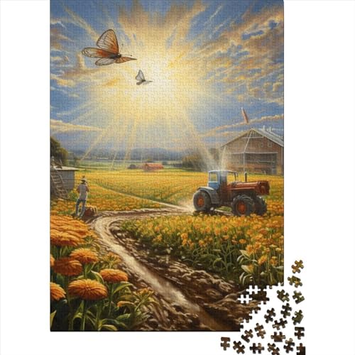 Ranches Puzzle 1000 Teile Schwer Puzzle Spielzeug Pädagogisches Spiel Impossible Herausforderung Spielzeug Für Erwachsene Und Kinder Ab 12 Jahren 1000pcs (75x50cm) von DOEMTY