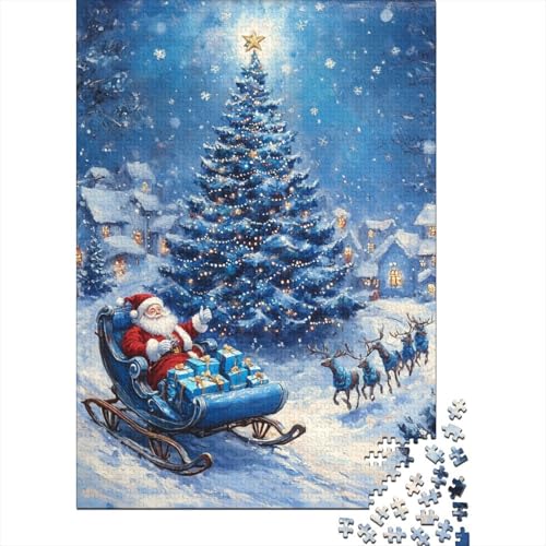 Weihnachtsbaum Puzzle 1000 Teile Schwer Puzzle Spielzeug Pädagogisches Spiel Impossible Herausforderungsspielzeug Für Erwachsene Und Kinder Ab 12 Jahren 1000pcs (75x50cm) von DOEMTY