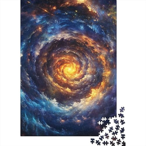 Wirbelsturm Puzzles 1000 Teile Schwer Puzzle Spielzeug Pädagogisches Spiel Impossible Herausforderung Spielzeug Für Erwachsene Kinder 1000pcs (75x50cm) von DOEMTY