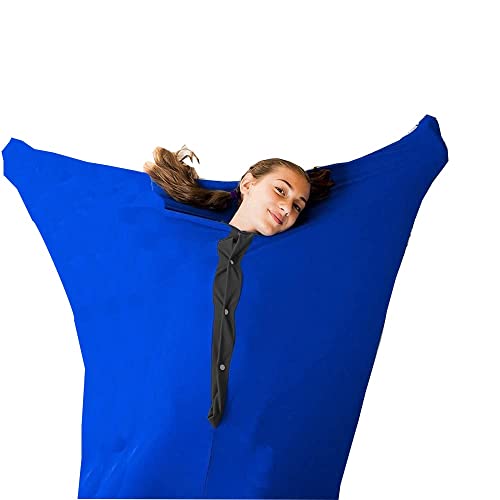 DOGACA Sensory Sack für Kinder Wearable Sensory Blanket für Fokus Entspannung Stressabbau Beruhigung Machine-Washable Keine Verschlüsse (Size : Medium/M) von DOGACA