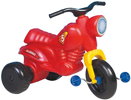 Dreirad Trike Kinder Pedal Tretfahrzeug Motorrad Classic 5 Tricikli rot +3J von DOHÁNY