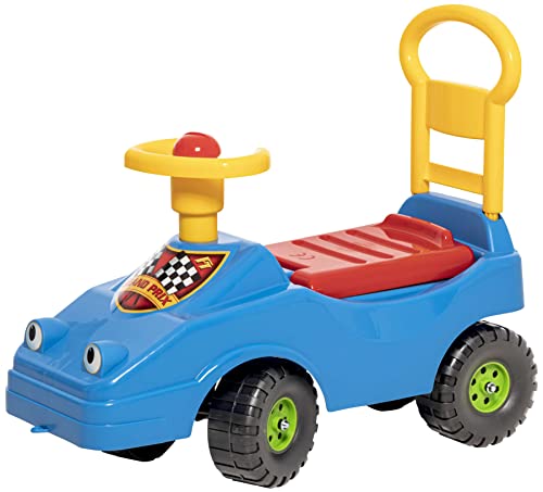 Rutscher Auto Rutscherfahrzeug Baby Taxi Kinder Lauflernhilfe (Blau) von DOHÁNY