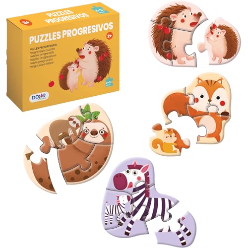 DOHE 6500 Progressive Puzzles für Kinder, Mehrfarbig, 21,5x16x4 cm DOHE 6500 Progressive Puzzles für Kinder, Mehrfarbig, 21,5x16x4 cm von DOHE