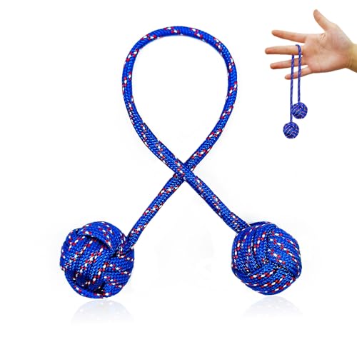 DOINEUFL Begleri Fidget Toys Erwachsene, Anti Stress Spielzeug, EDC Fidget Spinner Sensorisches Spielzeug für ADHS-Aufmerksamkeitstraining (Blau) von DOINEUFL
