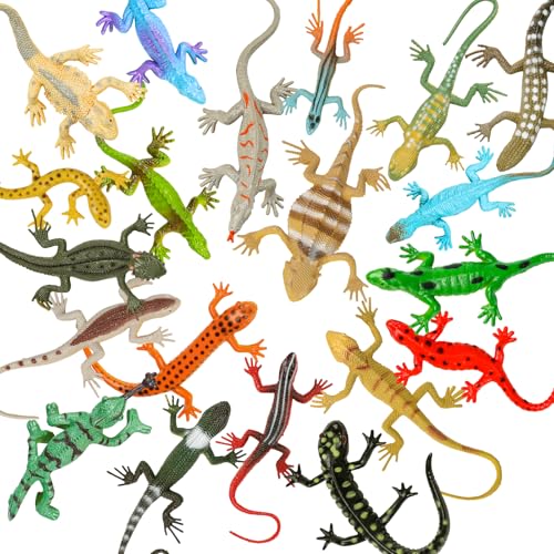 DOITEM 20PCS Reptil Eidechse Figuren Kunststoff Eidechse Spielzeug Reptil realistische Eidechsen Tierfiguren für Halloween Party Dekoration, praktische Scherz Lernspielzeug DOITEM 20PCS Reptil Eidechse Figuren Kunststoff Eidechse Spielzeug Reptil realistische Eidechsen Tierfiguren für Halloween Party Dekoration, praktische Scherz Lernspielzeug von DOITEM