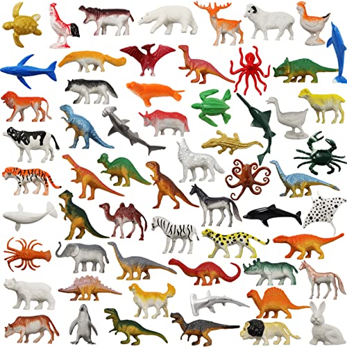 DOITEM Mini Vinyl Kunststoff Tierfiguren Spielzeug Set, realistische Figur Badezimmer Geschenk für Kind pädagogische Kinder Party DOITEM Mini Vinyl Kunststoff Tierfiguren Spielzeug Set, realistische Figur Badezimmer Geschenk für Kind pädagogische Kinder Party von DOITEM