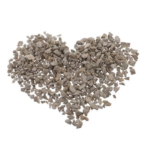 DOITOOL 1 Grundstein Felsen Kopfsteinpflaster Steine ​​für Reptilien Dekoration vulcatec kakteensubstrat naturstein Fischtank Dekore Sandtisch Steinmodell natürlicher Bimsstein Light Brown von DOITOOL