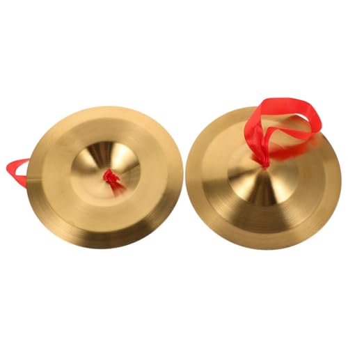 DOITOOL 1 Paar Mini Kleine Legierung Handbecken 24cm Gong Band Rhythmus Percussion Rhythmus Musikinstrument für Schlagzeug Performance Handbecken DOITOOL 1 Paar Mini Kleine Legierung Handbecken 24cm Gong Band Rhythmus Percussion Rhythmus Musikinstrument für Schlagzeug Performance Handbecken von DOITOOL