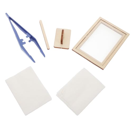DOITOOL 1 Sätze Antike Papierherstellung DIY -papierwerkzeuge Kindergartenpapier Making Kit Bastelset Für Antiquitätenpapier -herstellung Werkzeuge Holz DOITOOL 1 Sätze Antike Papierherstellung DIY -papierwerkzeuge Kindergartenpapier Making Kit Bastelset Für Antiquitätenpapier -herstellung Werkzeuge Holz von DOITOOL