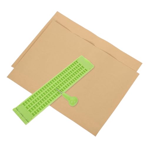 DOITOOL 1 Satz Braille-Tafel Braille schreibtafel Braille-Schreibtafel Braille-Schreibplatte Eingabestift schreibpapier Blindenschrifttafel mit Stift Blindenschrifttafel für Blinde Plastik DOITOOL 1 Satz Braille-Tafel Braille schreibtafel Braille-Schreibtafel Braille-Schreibplatte Eingabestift schreibpapier Blindenschrifttafel mit Stift Blindenschrifttafel für Blinde Plastik von DOITOOL
