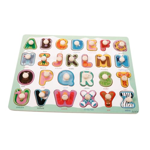 DOITOOL 1 Satz Briefkognitiver Board Puzzlespielzeug Für Die Frühe Bildung Von Kindern Kinderspielzeug Puzzletafel Alphabet -Matching -puzzlespiel Kindererziehung Holz DOITOOL 1 Satz Briefkognitiver Board Puzzlespielzeug Für Die Frühe Bildung Von Kindern Kinderspielzeug Puzzletafel Alphabet -Matching -puzzlespiel Kindererziehung Holz von DOITOOL