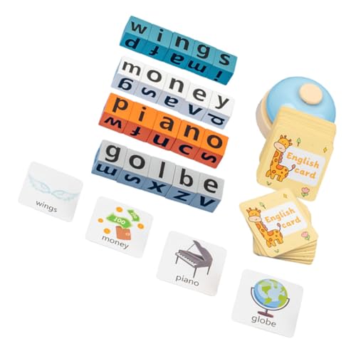 DOITOOL 1 Satz Englisches Buchstabenspiele Alphabet- Rechtschreibspiele Lernspiele Holzbriefblöcke Holzalphabetblöcke Papier DOITOOL 1 Satz Englisches Buchstabenspiele Alphabet- Rechtschreibspiele Lernspiele Holzbriefblöcke Holzalphabetblöcke Papier von DOITOOL