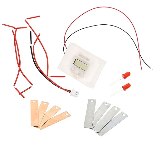 DOITOOL 1 Satz Fruchtbatterie-Experiment DIY-Experiment Fruchtbatterie Physikalische Experimentierkästen Kartoffel-Batterie-kit Experimentelle DIY-obstbatterie Wissenschafts-kit Metall von DOITOOL