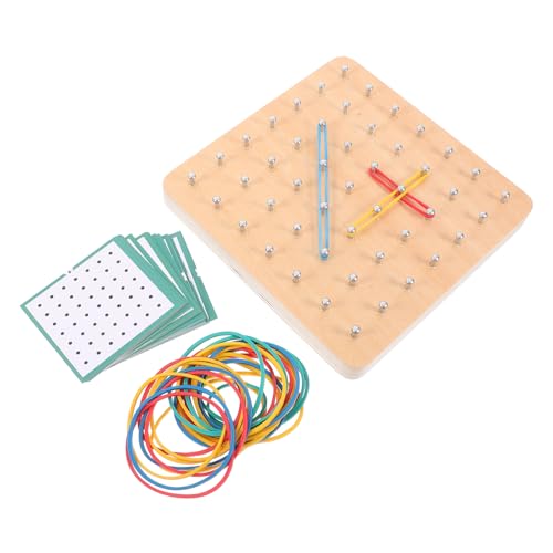 DOITOOL 1 Satz Geoboard- für Geoboard für Holznagelbrettplatte pädagogisches Geoboard aus Holz Steckbrett Geobrett Kinderspielzeug Nagelplatte Weiß DOITOOL 1 Satz Geoboard- für Geoboard für Holznagelbrettplatte pädagogisches Geoboard aus Holz Steckbrett Geobrett Kinderspielzeug Nagelplatte Weiß von DOITOOL