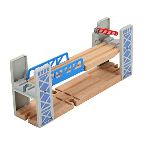 DOITOOL 1 Satz Hölzerne Bahngleisbrücke Eisenbahn Spuren Schiene Überholtes Modell Brücke Für Züge Kreuzen Plastik Grey DOITOOL 1 Satz Hölzerne Bahngleisbrücke Eisenbahn Spuren Schiene Überholtes Modell Brücke Für Züge Kreuzen Plastik Grey von DOITOOL