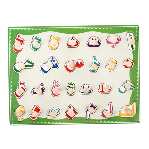 DOITOOL 1 Satz Holz Puzzle für Kognitive Lernspielzeuge Alphabet Puzzle für Frühe Fördert Problemlösungsfähigkeiten und Hand Augen Koordination für Kleinkinder und Vorschulkinder DOITOOL 1 Satz Holz Puzzle für Kognitive Lernspielzeuge Alphabet Puzzle für Frühe Fördert Problemlösungsfähigkeiten und Hand Augen Koordination für Kleinkinder und Vorschulkinder von DOITOOL