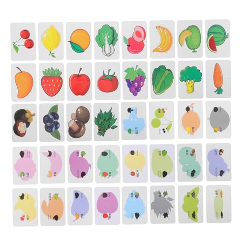 DOITOOL 1 Satz Kleinkindspielzeug Obstaufkleber für Obst-Gemüse-Aufkleber Essensaufkleber für Kleinkind -Rätsel Kochrätsel für Obst-Stapelpuzzle Papier DOITOOL 1 Satz Kleinkindspielzeug Obstaufkleber für Obst-Gemüse-Aufkleber Essensaufkleber für Kleinkind -Rätsel Kochrätsel für Obst-Stapelpuzzle Papier von DOITOOL