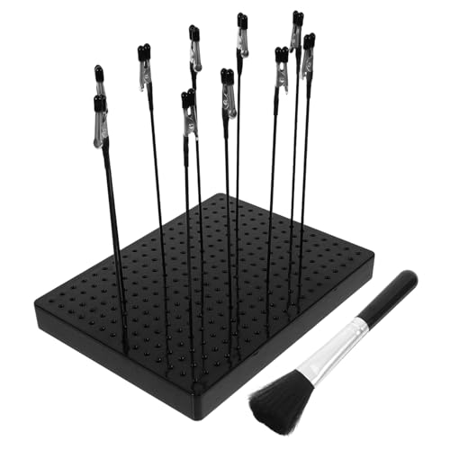 DOITOOL 1 Satz Modellfarbbasis Bieger Alligator Clip Sticks Metall Biegsame Krokodilklemmen Reinigungsbürste Metall Memo -Clip Modellmalerei Memohalter Plastik Black DOITOOL 1 Satz Modellfarbbasis Bieger Alligator Clip Sticks Metall Biegsame Krokodilklemmen Reinigungsbürste Metall Memo -Clip Modellmalerei Memohalter Plastik Black von DOITOOL
