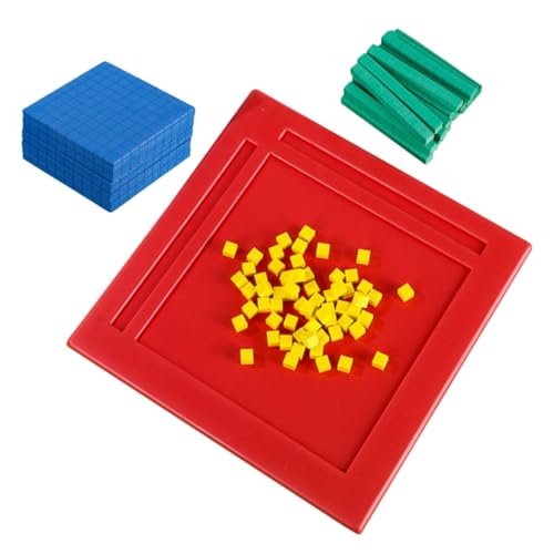 DOITOOL 1 Satz Multiplikationsdemonstrator Zahlenblock Mit Zahlenblöcken Zählblöcke Für Mathematik Zählen Sie Blöcke Für Mathematik Für Mathematikmanipulationen Eva von DOITOOL
