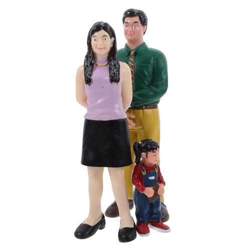 DOITOOL 1 Satz Sandtischpuppe Zahlen Mini Menschen Attrappe für Puppenhauspuppen Familienfiguren Leute aus dem Puppenhaus PVC von DOITOOL