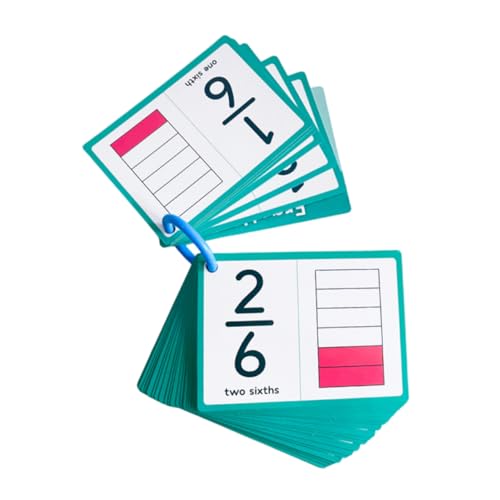 DOITOOL 1 Satz Score Lernkarte Lernen Sie Brüche für Homeschool -Vorräte Fraktionen Unterrichtsmaterialien Arithmetische Spielkarten Fraktionen Flashkarten beschichtetes Papier DOITOOL 1 Satz Score Lernkarte Lernen Sie Brüche für Homeschool -Vorräte Fraktionen Unterrichtsmaterialien Arithmetische Spielkarten Fraktionen Flashkarten beschichtetes Papier von DOITOOL