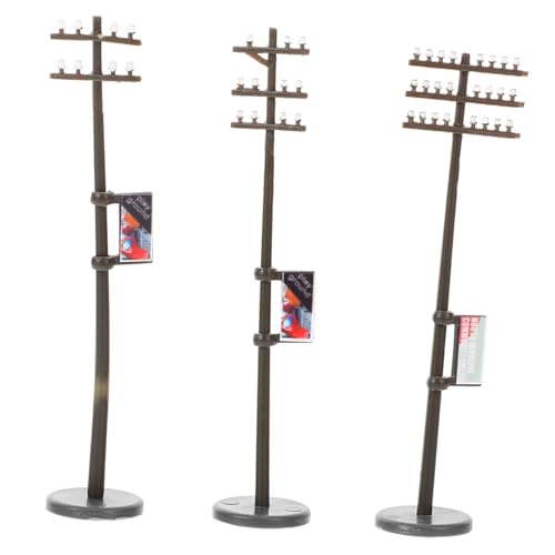 DOITOOL 1 Satz Telefon Mast Modell Pole Miniatur Dekoration Stangen Modelle Winzig Mikrotelegrafenmasten Modell Für Telegrafenmasten Modell Mikro-telegrafenmasten Abs DOITOOL 1 Satz Telefon Mast Modell Pole Miniatur Dekoration Stangen Modelle Winzig Mikrotelegrafenmasten Modell Für Telegrafenmasten Modell Mikro-telegrafenmasten Abs von DOITOOL