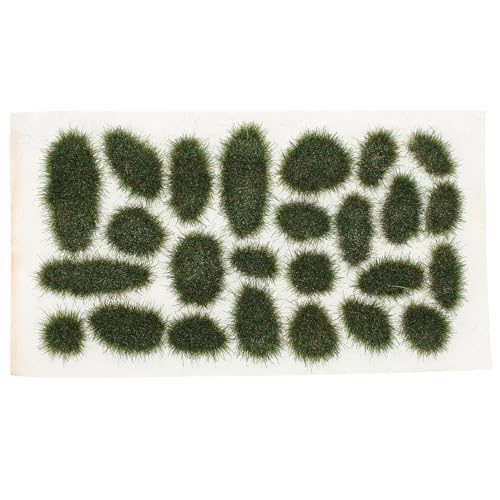 DOITOOL 1 Schachtel Gras-Modell mikrolandschaft sandkästen Modellbau Landschaft Landschaftsdekoration Patch Kunstrasen-Cluster simulierte Grasbüschel schmücken Grasmodell Plastik Green von DOITOOL