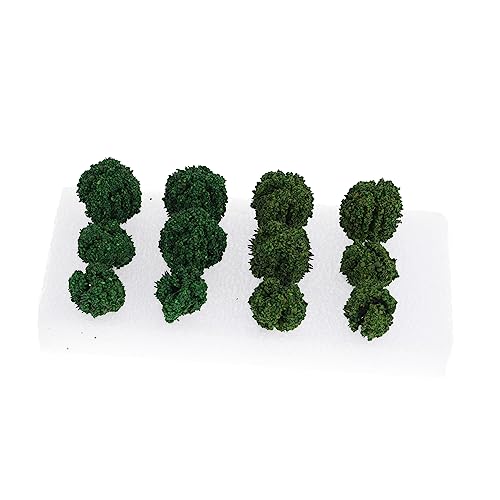 DOITOOL 1 Schachtel Miniatur Sträucher Teilig Lebensechte Künstliche Pflanzen Hochwertigem Wetterfest für Modellbau DIY Eisenbahn Gartendeko Detailreiche Mikro Szenerie von DOITOOL
