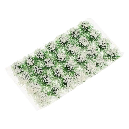 DOITOOL 1 Schachtel sandtisch DIY Material Märchengarten Miniaturen Mini-Szenendekor Fälschung Wohnkultur kunstpflanze kunstplflanze künstliche Mini-Blume Gefälschte Pflanzen Plastik Weiß von DOITOOL