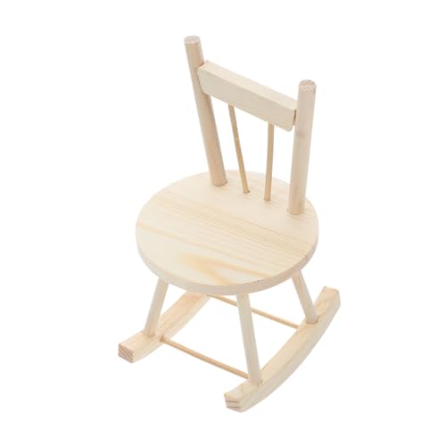 DOITOOL 1 Set Holzstuhl Spielzeugstühle Miniaturstuhl von DOITOOL