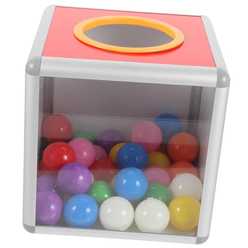 DOITOOL 1 Set Transparente Box Würfelquadrate Fundraising Tombola Boxen Ziehungen Wahlurnen Mit Tombola Trommel Boxen Für Tickets Partybälle Tombola Tickethalter Aufbewahrungsbehälter von DOITOOL