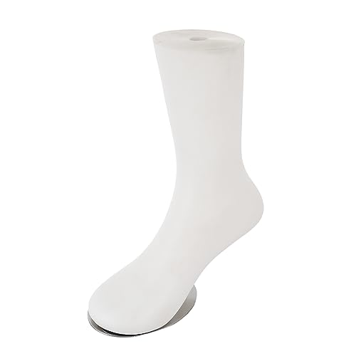 DOITOOL 1 Stück Kinderfußmodell Anzeige klein Zehe Stand Kinderschuh Zeigen Sie Socken-Fuß-Formen an Ausstellungsständer für Kindersocken Sockenhalter Sockenständer pe Weiß von DOITOOL