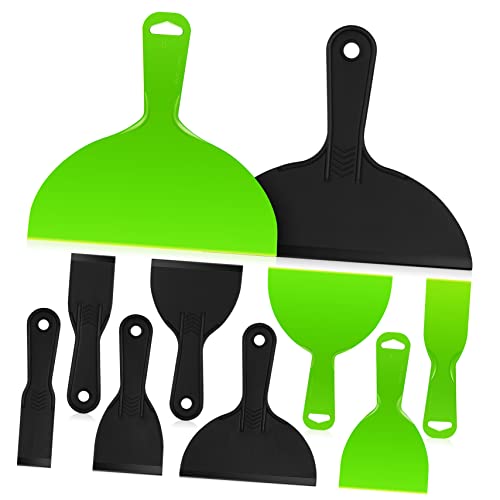 DOITOOL Anzug Für Wandspachtel 10 Pcs Kunststoff Kitt Spachtel Maler Spachtel Set Mit Löchern Für von DOITOOL