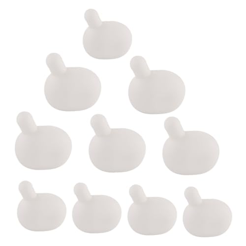 DOITOOL 10 Stück Bubble Inner Core Ball Accessoires Drücken Sie Blase Quetschspielzeug-blasblaseneinsatz Rasselkugeleinsätze Blasen Drücken Blasenwerkzeuge Kieselgel Weiß von DOITOOL