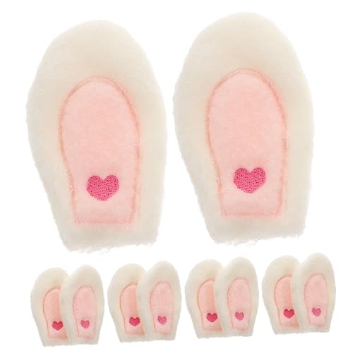 DOITOOL 10 Stück Teiliges Plüsch Hasenohren Stirnband DIY Zubehör Leichte Farbige Ohrdekoration für Haar und Bastelaccessoires Geeignet für Karneval von DOITOOL