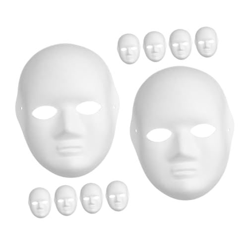 DOITOOL 10 Stück Teiliges Weiße DIY Papiermasken Blanke Vollgesichts Masken zum Bemalen Vielseitige Masquerade Masken für Frauen für Karneval Halloween Theater und Bastelprojekte DOITOOL 10 Stück Teiliges Weiße DIY Papiermasken Blanke Vollgesichts Masken zum Bemalen Vielseitige Masquerade Masken für Frauen für Karneval Halloween Theater und Bastelprojekte von DOITOOL