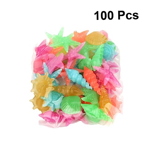 DOITOOL 100 Stück Leuchtende Aquarium Deko Steine Langlebiges Landschafts Zubehör für Fischbecken DIY Ornamente zur Innenraumgestaltung von DOITOOL