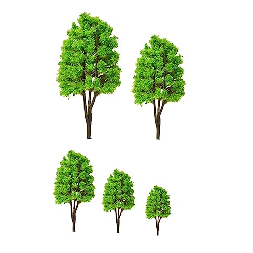 DOITOOL 10Stücke Imitation Modell Für Sandtischszene Emulierte Kleine Baummodelle Grün Für Mikro Landschaften Und Dekoration von DOITOOL