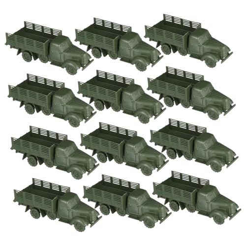 DOITOOL 12 Stück Modellspielzeug für Militärfahrzeuge Spielzeugmodellwagen dekoratives Kinderspielzeug Soldatenspielzeug interessantes Kinderspielzeug versorgen pp Dark Green DOITOOL 12 Stück Modellspielzeug für Militärfahrzeuge Spielzeugmodellwagen dekoratives Kinderspielzeug Soldatenspielzeug interessantes Kinderspielzeug versorgen pp Dark Green von DOITOOL