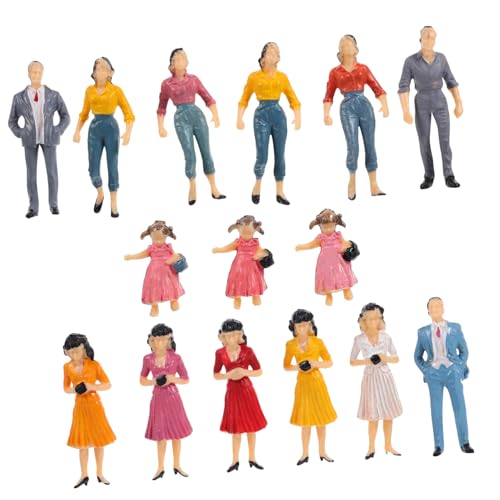 DOITOOL 15 Stück Maßstab Modellfiguren Menschen für Modelleisenbahn Architektur Diorama Detailreiche Kunststofffiguren für Realistische Miniaturszenen Zufällige Farbe Zufällige Farbe DOITOOL 15 Stück Maßstab Modellfiguren Menschen für Modelleisenbahn Architektur Diorama Detailreiche Kunststofffiguren für Realistische Miniaturszenen Zufällige Farbe Zufällige Farbe von DOITOOL