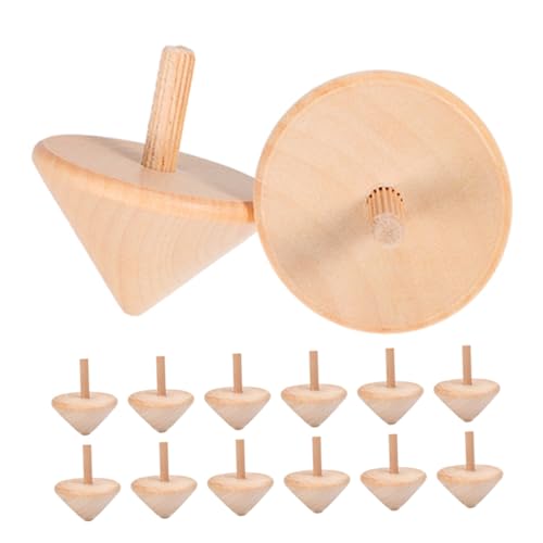 DOITOOL 15 Stück Teiliges Holz zum Bemalen DIY Unbehandelte Drehkreisel für Robustes Holzspielzeug für Bastelaktivitäten Familienprojekte und Dekoration DOITOOL 15 Stück Teiliges Holz zum Bemalen DIY Unbehandelte Drehkreisel für Robustes Holzspielzeug für Bastelaktivitäten Familienprojekte und Dekoration von DOITOOL
